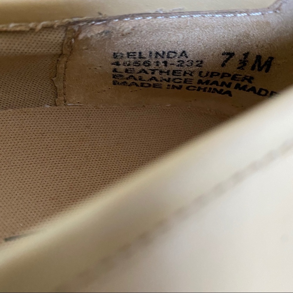 Bellini BELINDA womens tan leather loafers size 7.5 - Picture 6 of 7